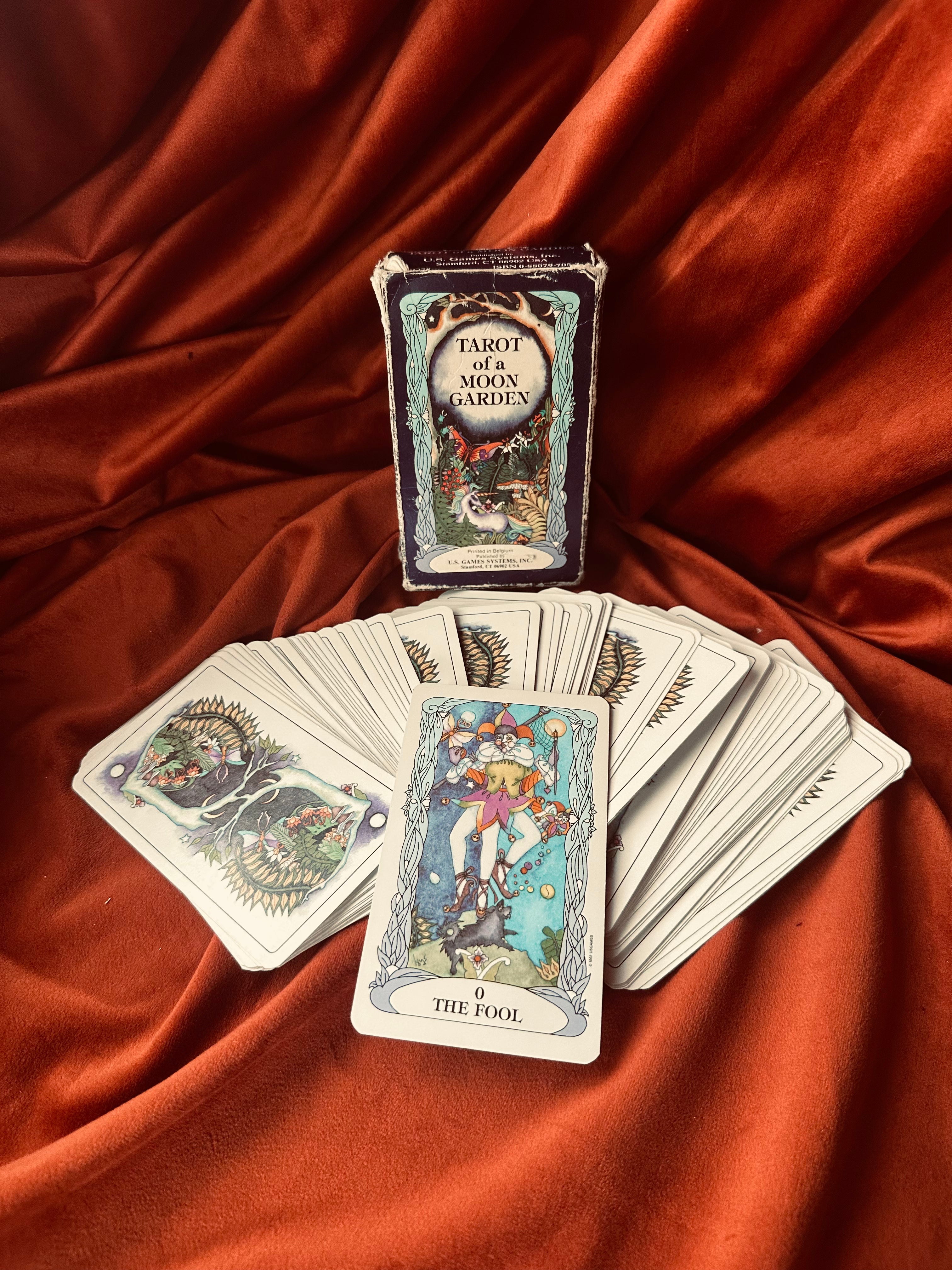 Tarot of a Moon Garden - (Tarot Deck, USED)