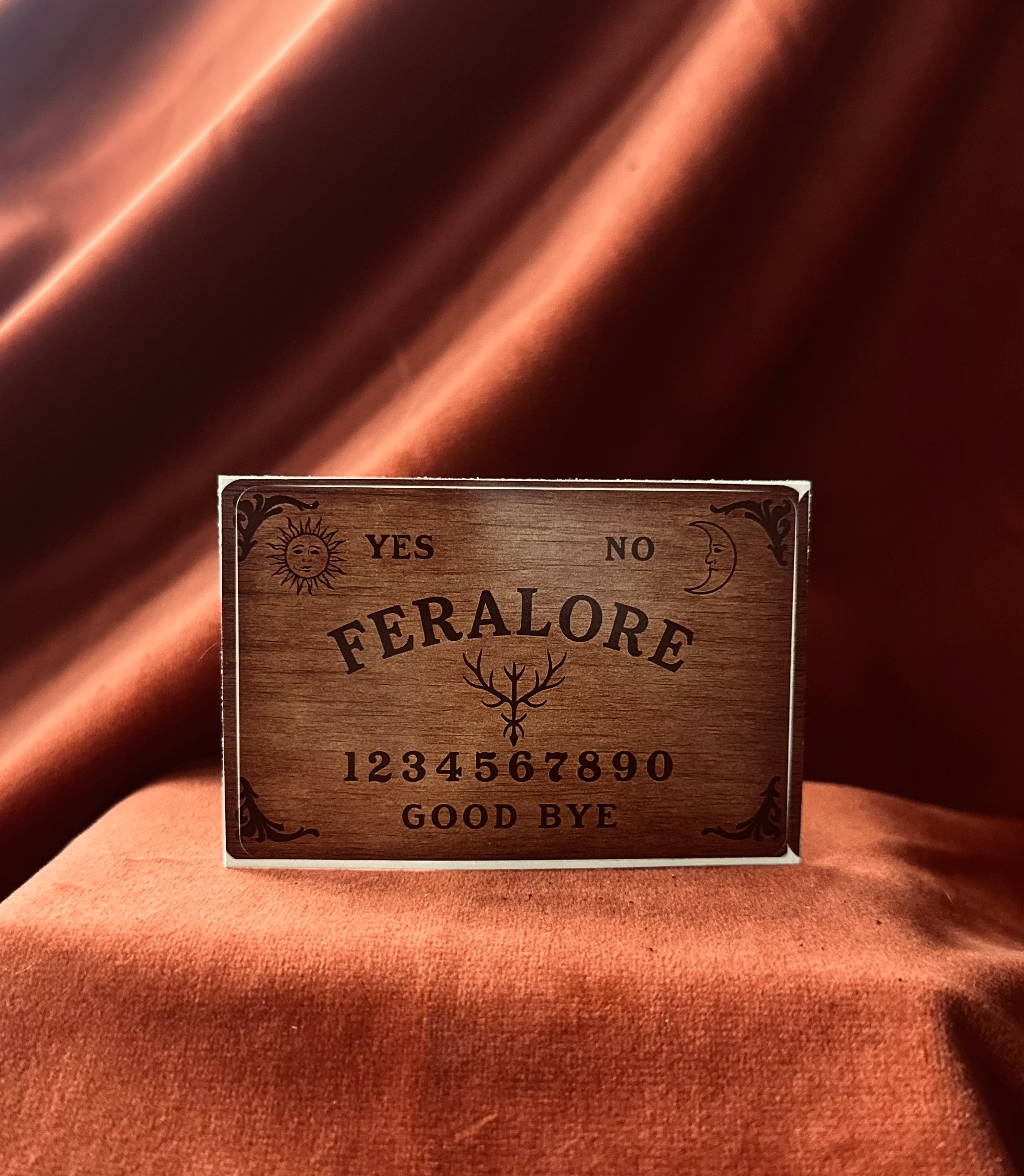 Feralore Ouija Board Sticker (Rectangle)
