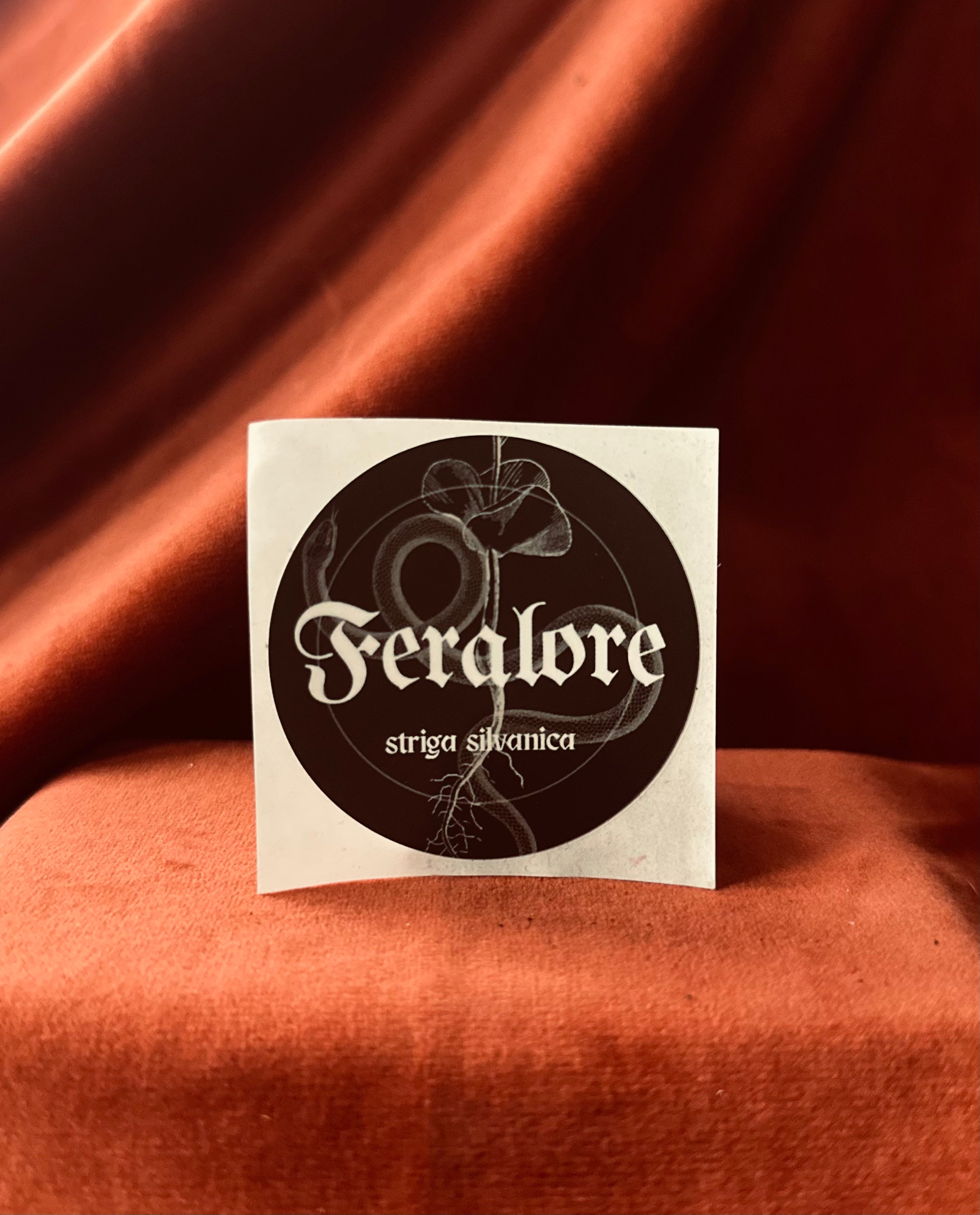 Feralore Logo Sticker (Round)