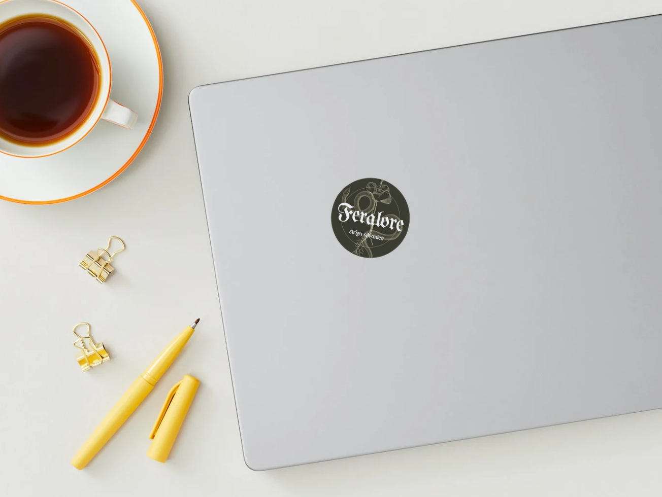 Feralore Logo Sticker (Round)