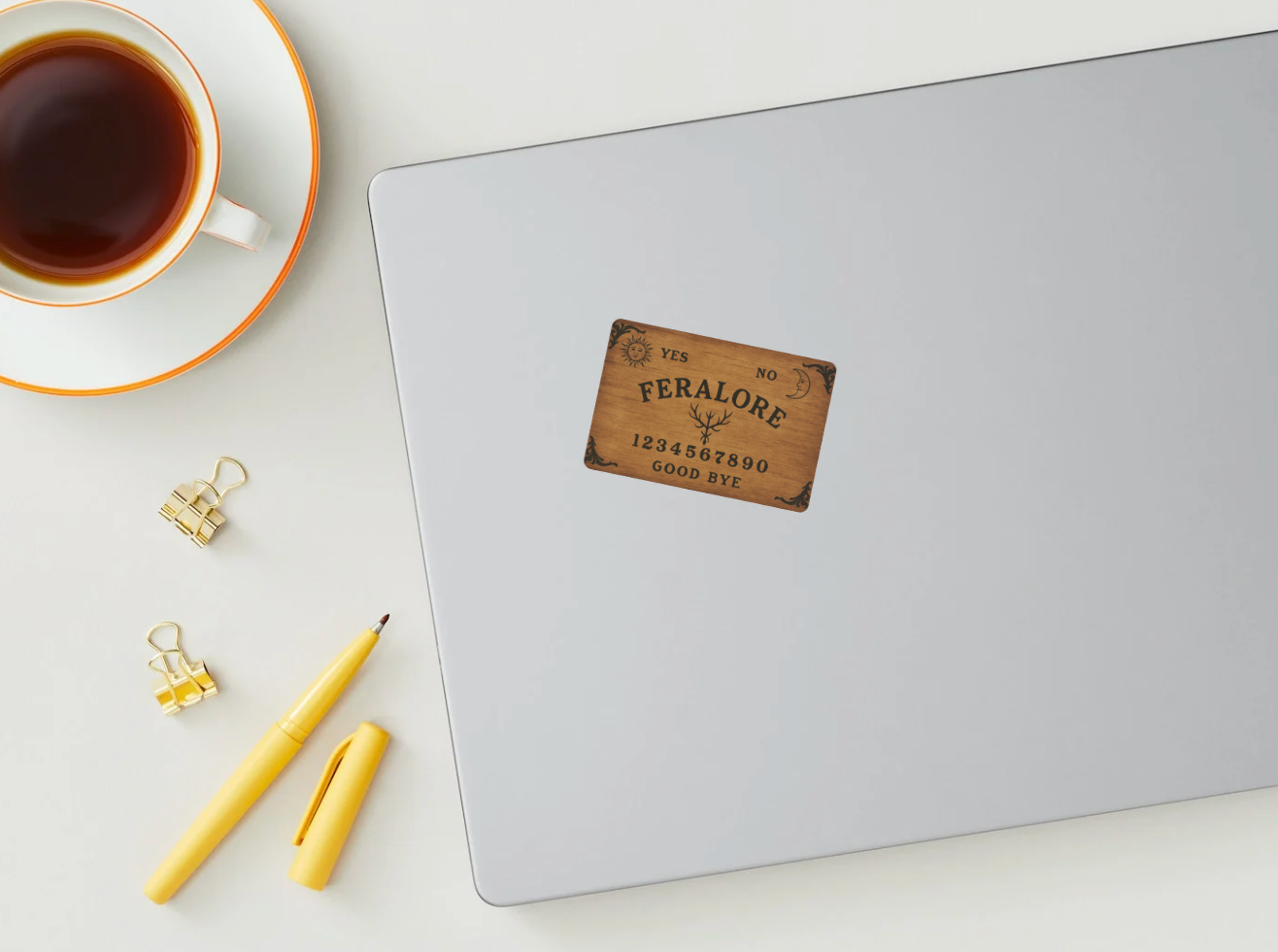 Feralore Ouija Board Sticker (Rectangle)