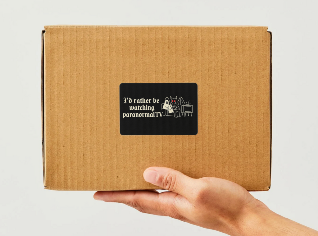 I'd Rather be Watching Paranormal TV Sticker (Rectangle)