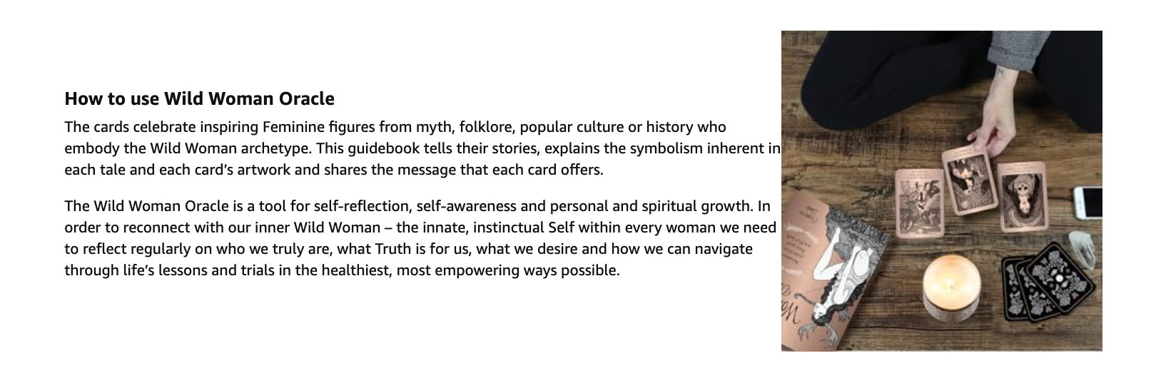 Wild Woman Oracle - (Oracle Deck, USED)