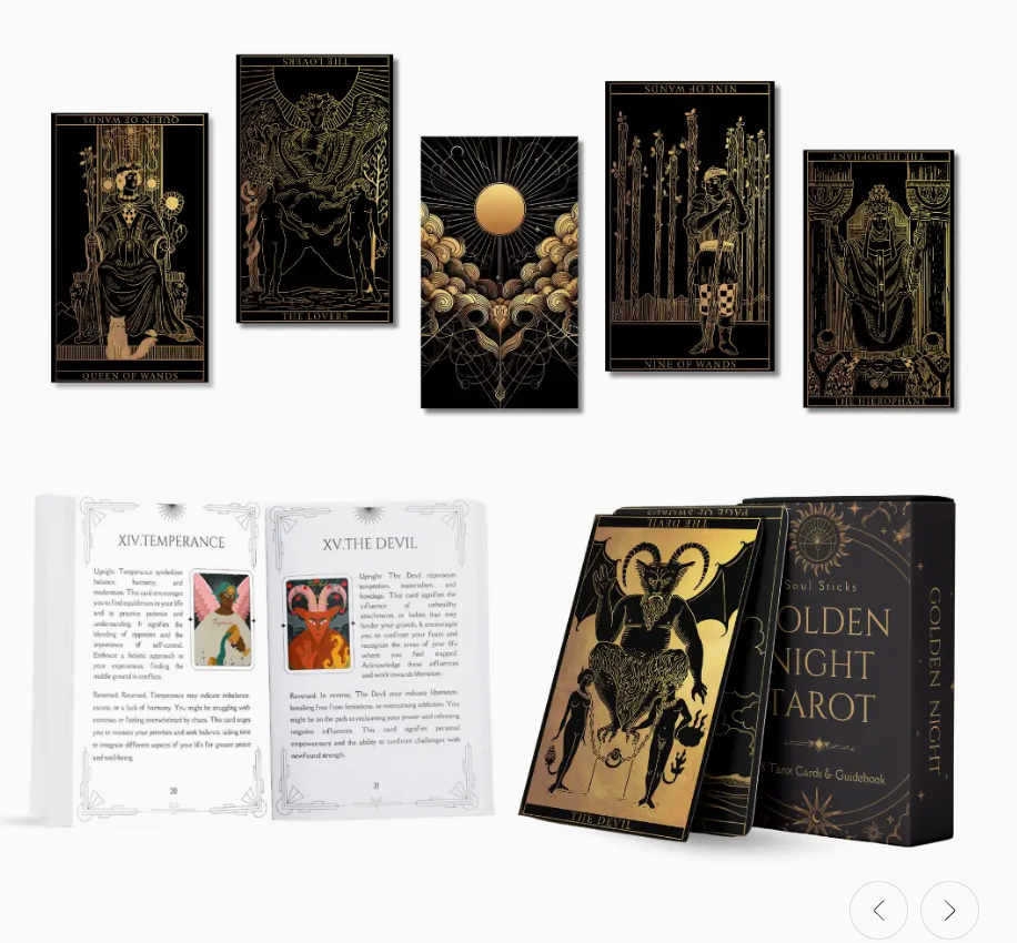 Golden Night (Tarot Deck, NEW)